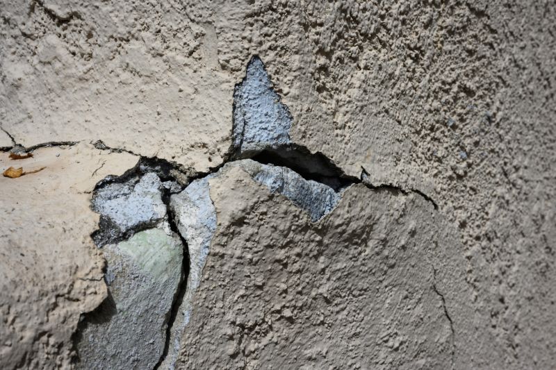 Stucco Crack Repair detail